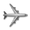 Airplane emoji on LG