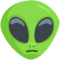 Alien emoji on Messenger