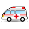 Ambulance emoji on Emojidex