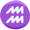 Aquarius emoji on Messenger