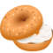 Bagel emoji on Emojione
