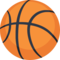 Basketball emoji on Facebook