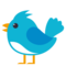 Bird emoji on Emojione