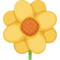 Blossom emoji on Facebook