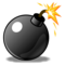 Bomb emoji on Emojidex