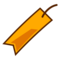 Bookmark emoji on Emojidex