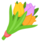 Bouquet emoji on Messenger