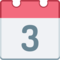 Calendar emoji on Facebook