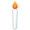 Candle emoji on Emojidex