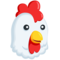 Chicken emoji on Messenger