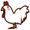 Chicken emoji on Emojidex