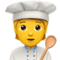 Cook emoji on Apple