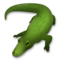 Crocodile emoji on LG