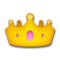 Crown emoji on LG