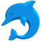 Dolphin emoji on Messenger