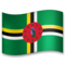 Dominica emoji on LG