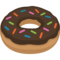 Doughnut emoji on Facebook