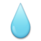 Droplet emoji on LG