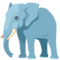 Elephant emoji on Facebook