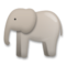 Elephant emoji on LG
