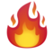 Fire emoji on Emojidex