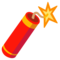 Firecracker emoji on Google
