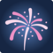 Fireworks emoji on Facebook