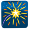 Fireworks emoji on Messenger