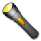 Flashlight emoji on LG
