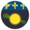 Guadeloupe emoji on Emojione