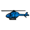 Helicopter emoji on Emojidex