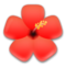 Hibiscus emoji on LG