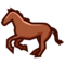 Horse emoji on Emojidex