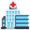 Hospital emoji on Emojione