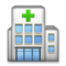 Hospital emoji on LG