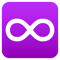 Infinity emoji on Emojione