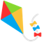 Kite emoji on Microsoft