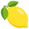 Lemon emoji on Emojione
