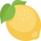 Lemon emoji on Facebook
