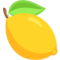 Lemon emoji on Messenger