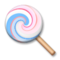 Lollipop emoji on LG