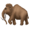 Mammoth emoji on Apple