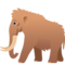 Mammoth emoji on Emojione