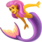Mermaid emoji on Facebook