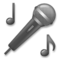 Microphone emoji on LG