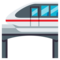 Monorail emoji on Emojione