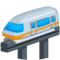 Monorail emoji on Messenger