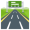 Motorway emoji on Emojione