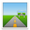 Motorway emoji on LG