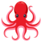 Octopus emoji on Emojione